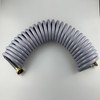 Darnassus Garden Hose, Green PU Curly Water Hose with Brass