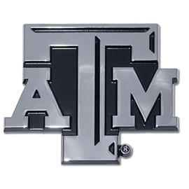 Texas A&M Metal Auto Emblem - Modern Shadow Design