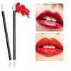 100 Disposable Lip Wands Gloss Brush Lipstick Concealer Brushes Lipstick