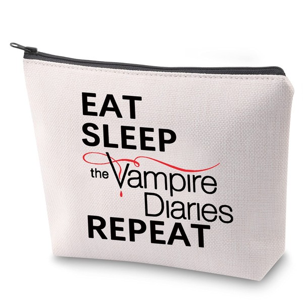 BAUNA TVD Merchandise Vampire TV Series Inspired Zippered Cosmetic Bag