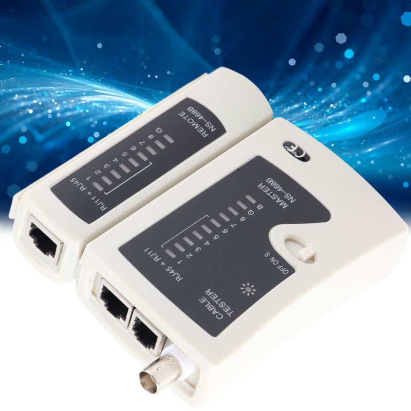 NS‑468B BNC Network Cable Tester Universal Rj45 Rj11 Wire Testers