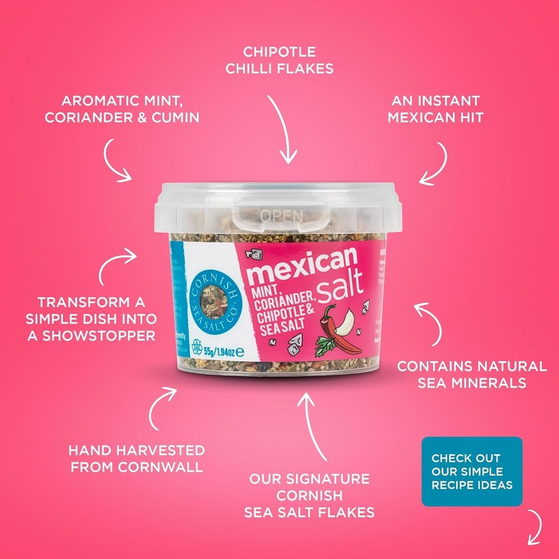 Cornish Sea Salt - Mexican Seasoning - Celtic Sea Salt