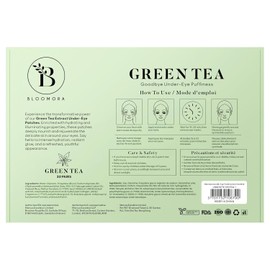 Green Tea Eye Pads (30 Pairs) | Eye Pads with Niacinamide & Eye Pads Hyaluronic | Eye Pads Against Dark Circles | Remove Dark Circles | Eye Patches