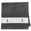 Huuraa Hand Towel Golf Player Colourful Silhouette Gift 50 x