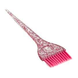 1pc Pink Blingbling Professional Hair Color Dye Mixing Bowl Comb Brush For Salon Tint Coloring Hairdressing Tool Hair Color Brushes Set,Coloring and Highlighting Tools