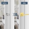 EHOMEWARE Gold Dummy Door Levers Interior Door Handles, Heavy Duty