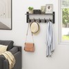 Homode Wall Hooks with Shelf, Coat Rack Wall Mount, Entryway