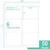 L LIKED 3-1/3" x 4" Printable White Sticker Labels, 300