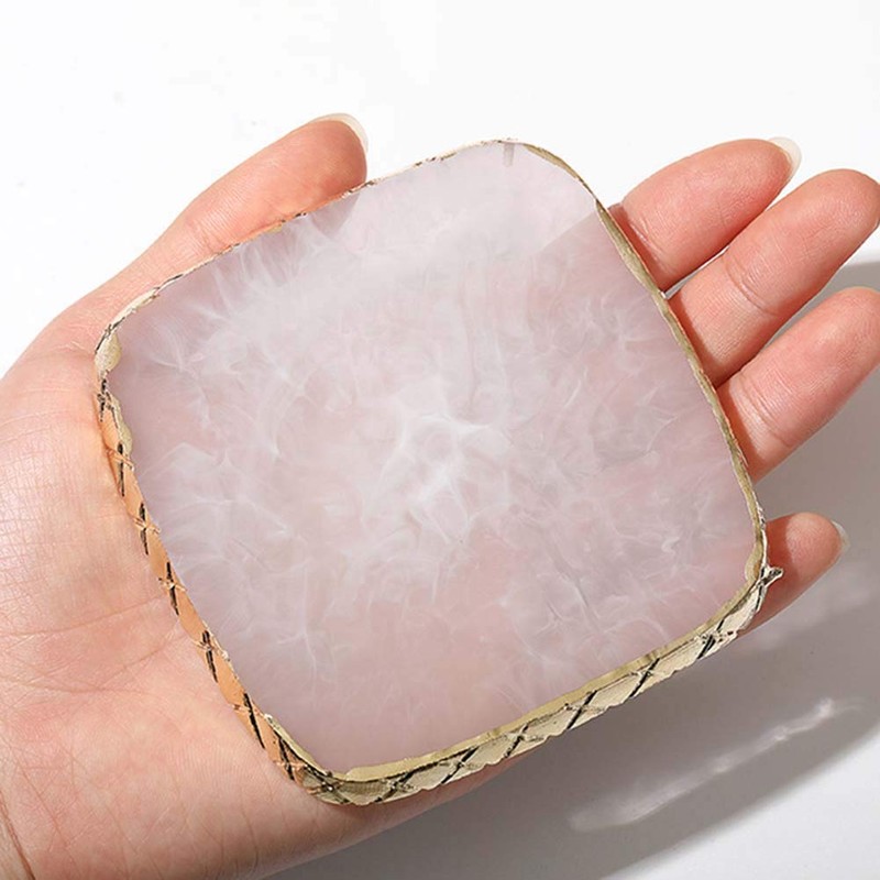 1 Pack Nail Square Palette Crystal Resin Agate Phnom Penh