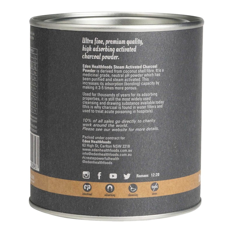 Eden Healthfoods Activated Charcoal Powder, 1kg