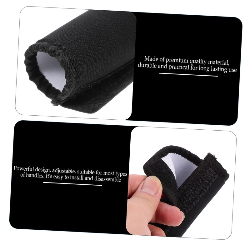 Mobestech 4pcs Appliance Handle Cover Stylish Fridge Door Handle for