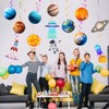 Solar System Hanging Swirls Decorations, 34 Pcs Outer Space Hanging