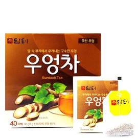 Damtuh Traditional Korean Tea Burdock Tea Bag (40 Tea Bag x 1 Pack)