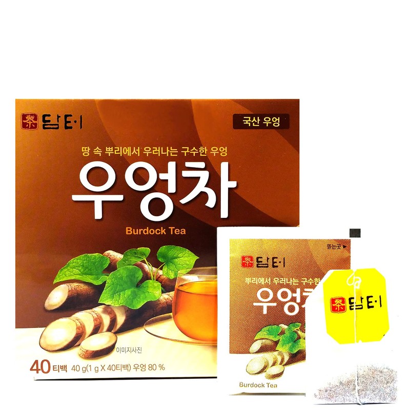 Damtuh Traditional Korean Tea Burdock Tea Bag (40 Tea Bag
