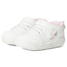 Stride Rite 360 Zapatillas SR Taye 2.0 First Walker para niñas, Color Rosa, 6 años, Rosado, 12 MX Niño