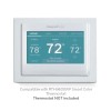 Honeywell Home White HVAC Thermostat Wall Cover Plate Mounting Bracket