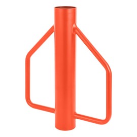 GarveeTech Fence Post Driver T Post Driver with Handle Heavy Duty Hand Post Pounder with Handle for U Fence Post Wooden Post (Orange New 12lbs)