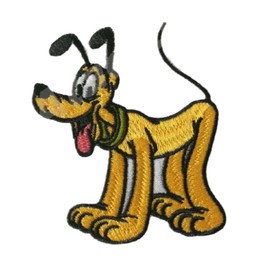 Disney's Pluto the Dog 2 3/4 Tall Iron on PATCH