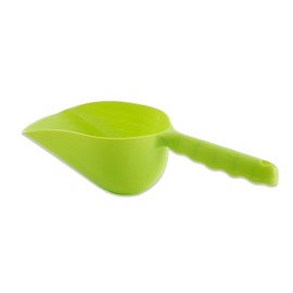 Plastic Pet Scoop Feeder Scoop Feeding Spoon Measuring Spoon with Comfortable Handle for Pets Dogs Cats 29 x 10.5 x 8 cm Green