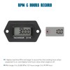 Runleader Digital LCD Tach/Hour Meter, Snap-in Mounting Design for Garden