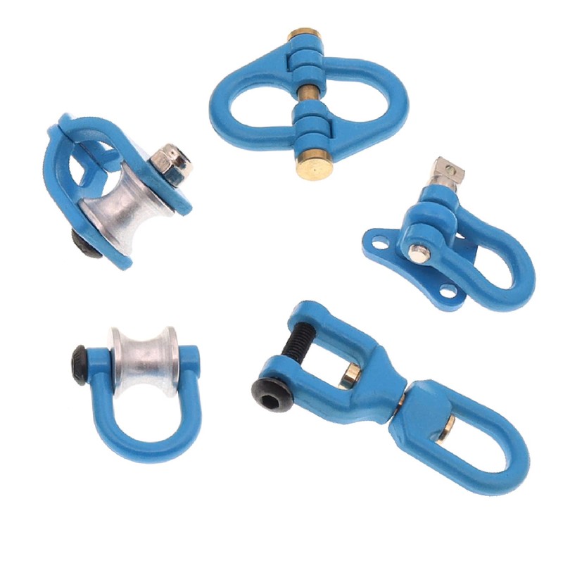 Treehobby Metal Tow Hook Recovery Shackle Winch Pulley Ring Buckle