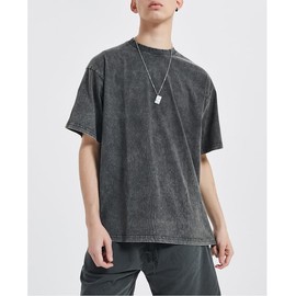 T-Shirts Pack:5Pcs Unisex Cotton Crew T Shirts Bulk Short Sleeve Vintage Tees Mix Colors Clothes Solid Tee Tops