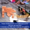 LQIOACU Pack of 60 Mini Bricks Miniature Brick Mini Model