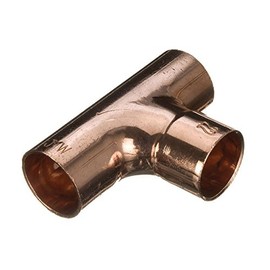 22mm Swept Tee - End Feed