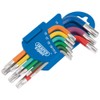 Draper 66135 TX-Star Metric Coloured Short Arm Key 9-Piece Set
