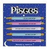 Jxueych 5 Pcs Funny Pens Set for Pisces - Immerse