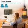 Wiltec Fireplace Fan with 3 Blades 50 to 300 °C,