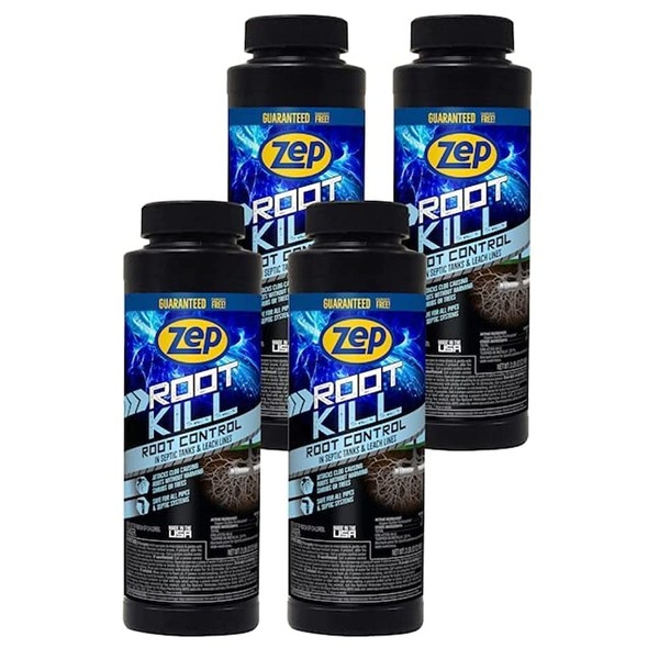 Zep Root Kill - 2 lbs (Case of 4) ZROOT24 - Drain and Septic Care, Professional Strength Formula