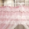 NXGIO Bed Canopy Curtain Double Layer 4 Corners Post Lace