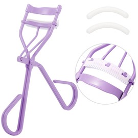 Uranian Eyelash Curlers with Built-in Comb Lash Curler with Comb Eyelash Curler with 2 Silicone Refill Pads Beauty Lash Curler Makeup Tool for Women and Girls