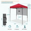 EAGLE PEAK Instant Pop Up Canopy with Adjustable Sun Wall