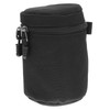 TEHAUX Camera Lens Pouch Durable PU Material Shockproof Protection for