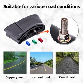 AWSZH Inner Tube 70/100-19 2.75/3.00-19 Compatible with CRF 125FB 150F 250R 450R KX 100 250 500 KLX 125B 140L TTR125L FX450 TC100 125 250R Dirt Bike Pit Bikes Off Road Motorcycle Dirt Bike Tube(2Pcs)