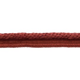 DÉCOPRO Rust, Brick Red 3/8" Decorative Lip Cord [By The Yard]