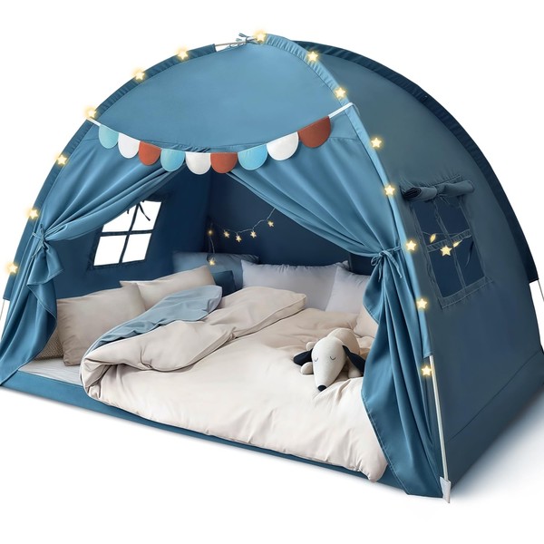 Razee Full Size Bed Canopy for Kids, Boys Bed Tent