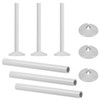 6PCS Radiator Pipe Covers and Pipe Collars Pipe Central Heating