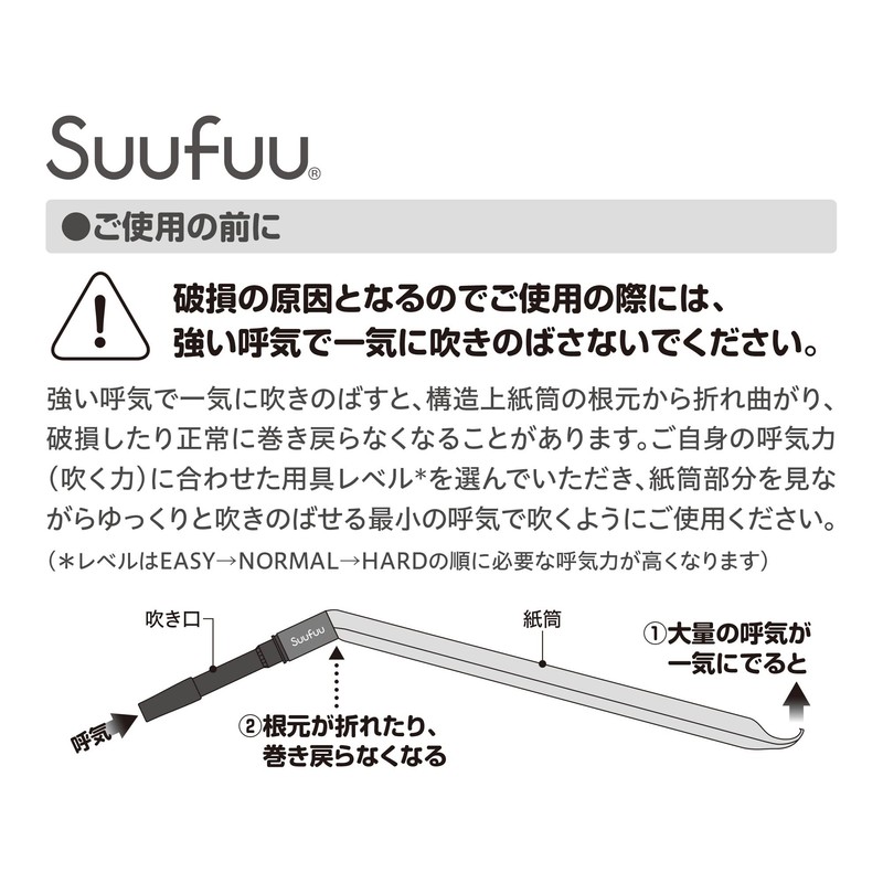 Suufuu NORMAL [Blowback Type Mouth Beauty Abdominal Breathing Training Equipment]