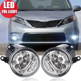 CHUSYYRAY Pair LED Fog Lights Bumper Driving Lamps - For 2011-2019 Toyota Sienna 2012 2013