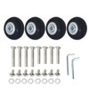 4 Wheel Quiet Series Replacement Tire Kit for Wheel Repair