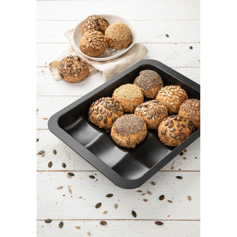 Zenker Bun Pan Black Metallic, High Quality Steam Noodle Mould