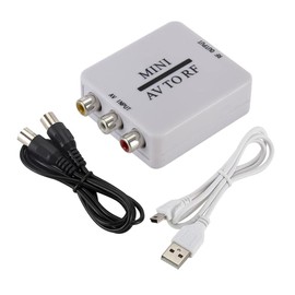 Prettyia AV to RF Converter - 1080P Mini RF Modulator