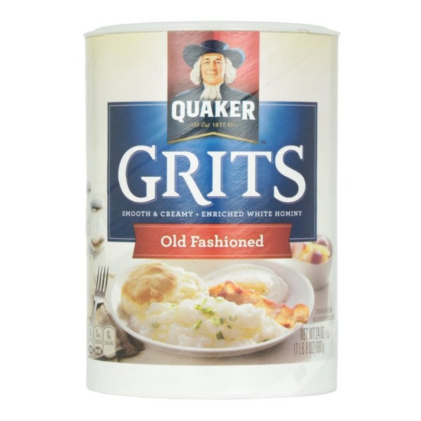 Quaker Old Fashioned Smooth & Creamy Grits Pack of 3, 24 oz Containers