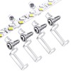 Mudder 200 Pieces LED Strip Light Clips Mounting Bracket Fixing,