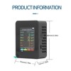 Air Quality Monitor Portable LCD Backlight Screen CO2 TVOC HCHO