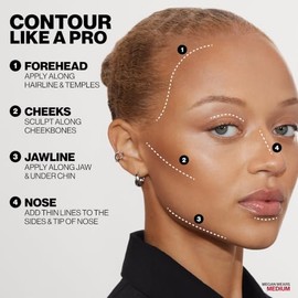Smashbox Barra de contorno de precisión | Barra de contorno delgada y mezclable para contornear toda la cara + esculpir incluyendo ojos, labios, nariz