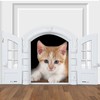 Cat Door Interior Door Secure Long Lasting Use Easy Install